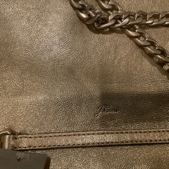 NWT Metallic J Crew Crossbody Wallet - Picture 3 of 5